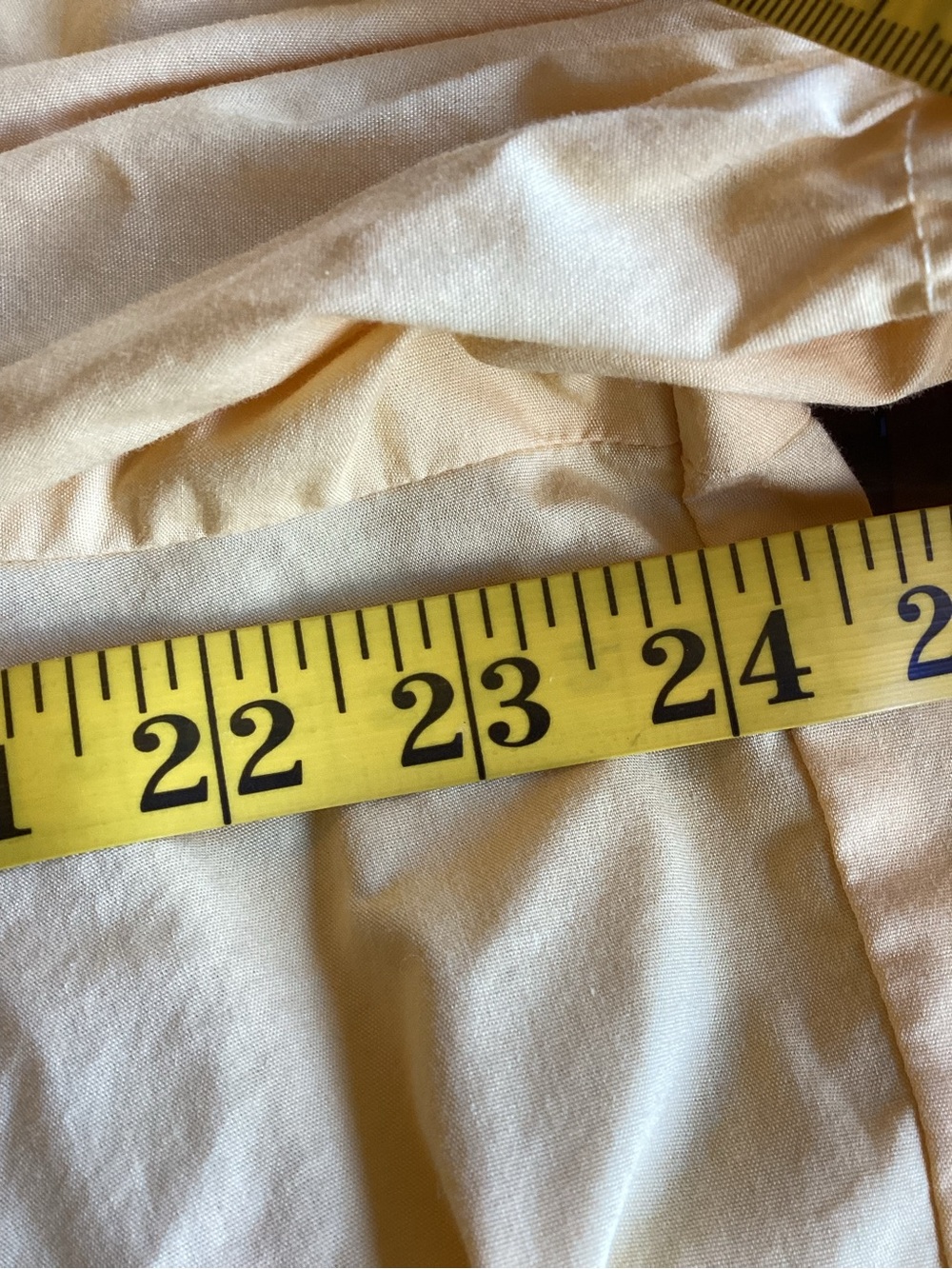 The Pioneer Woman Plus Size 1X Pale Yellow Square-Neck Smocked Sleeve Top - Picture 11 of 11